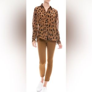 Lagence the Marguerite cedar color jean size 30